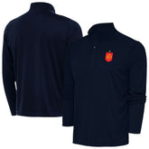 Spain National Team Antigua Statement Quarter-Zip Pullover Navy - FIFA World CUP