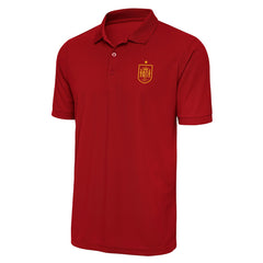 Spain National Team Antigua Derive Polo Red - FIFA World CUP