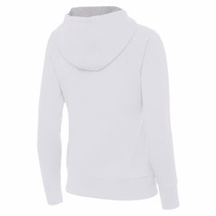 Spain National Team Antigua Women's Takeover Fleece Raglan Full-Zip Hoodie White - FIFA World CUP
