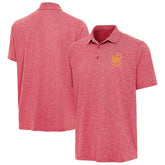 Spain National Team Antigua Triple Shot Polo Heather Red - FIFA World CUP