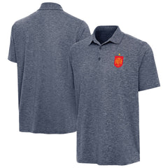 Spain National Team Antigua Triple Shot Polo Heather Navy - FIFA World CUP