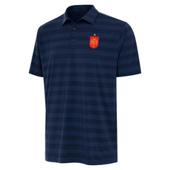Spain National Team Antigua Channel Polo Navy - FIFA World CUP