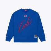 Chicago Cubs Mitchell & Ness Women's Script Sweatshirt - MLB