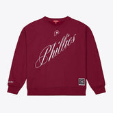 Philadelphia Phillies Mitchell & Ness Women's Script Sweatshirt - MLB