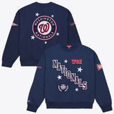 Washington Nationals Mitchell & Ness Women's Pep Rally Sweatshirt - MLB