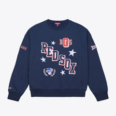 Boston Red Sox Mitchell & Ness Women's Pep Rally Sweatshirt - MLB