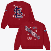 St. Louis Cardinals Mitchell & Ness Women's Pep Rally Sweatshirt - MLB