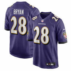 Taven Bryan Baltimore Ravens Team Game Jersey Purple | Nike for Sale