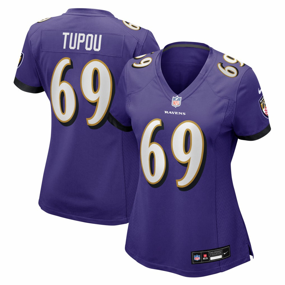 Josh Tupou Baltimore Ravens Women's Team Game Jersey Purple | Nike for Sale