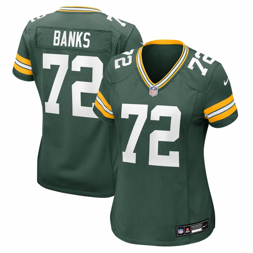 Brant Banks Green Bay Packers Women's Team Game Jersey Green | Nike for Sale