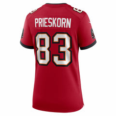 Caden Prieskorn Tampa Bay Buccaneers Women's Team Game Jersey Red | Nike for Sale