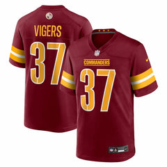 Car'lin Vigers Washington Commanders Team Game Jersey Burgundy | Nike for Sale