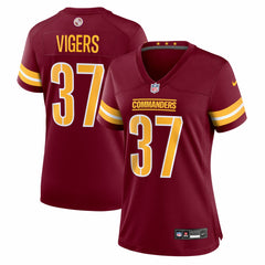 Car'lin Vigers Washington Commanders Women's Team Game Jersey Burgundy | Nike for Sale