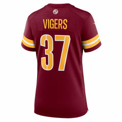 Car'lin Vigers Washington Commanders Women's Team Game Jersey Burgundy | Nike for Sale