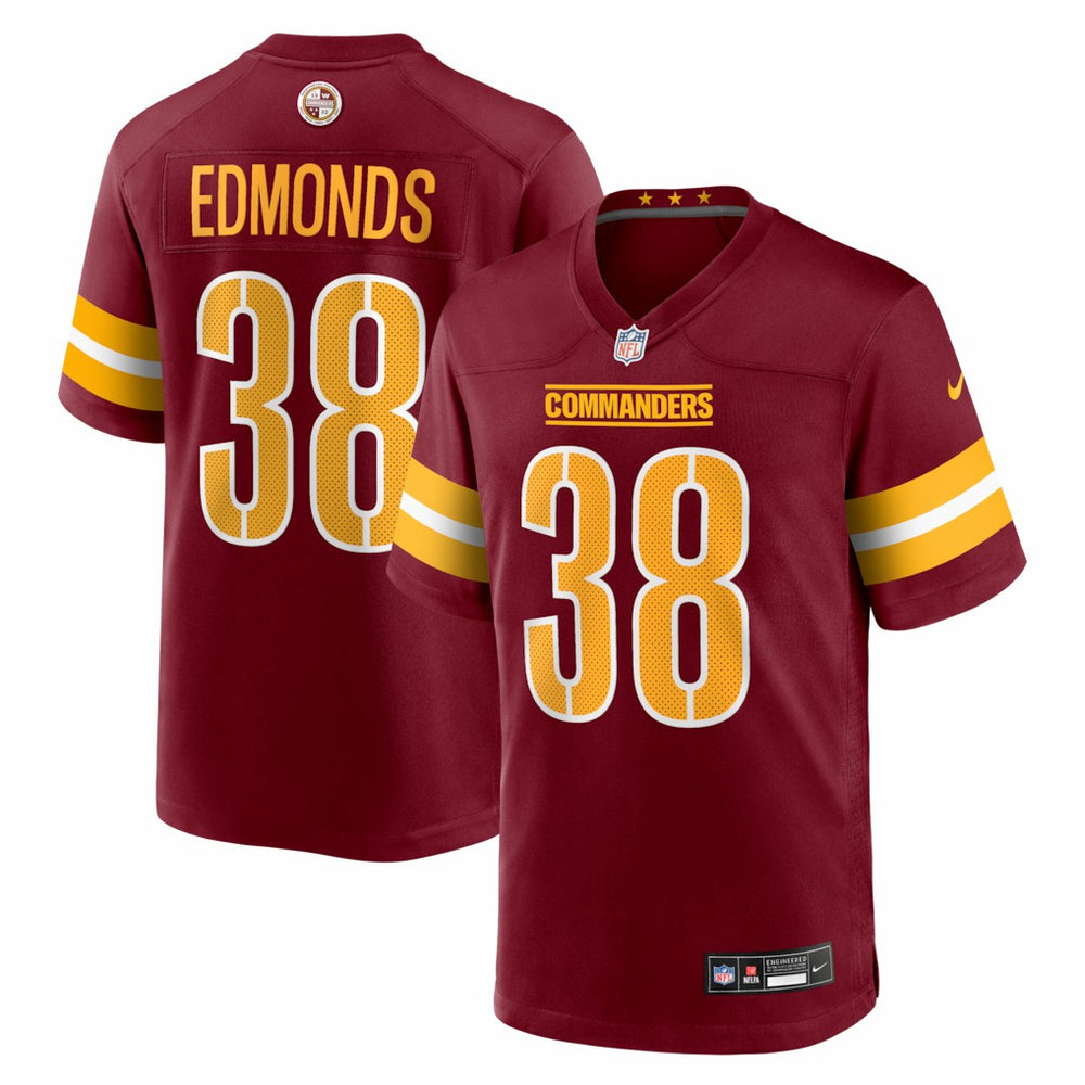 Chase Edmonds Washington Commanders Team Game Jersey Burgundy | Nike for Sale