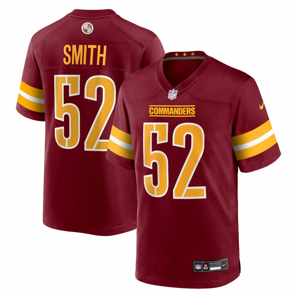 Preston Smith Washington Commanders Team Game Jersey Burgundy | Nike for Sale