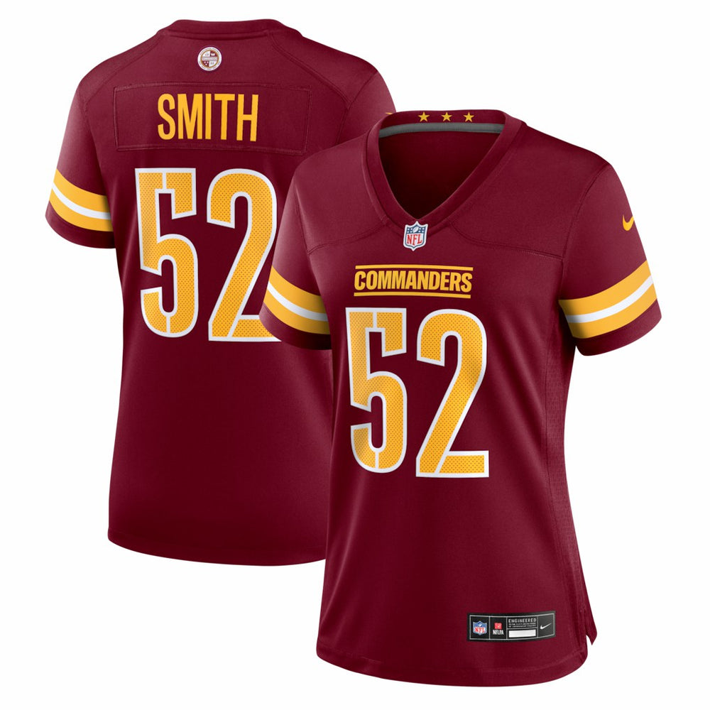 Preston Smith Washington Commanders Women's Team Game Jersey Burgundy | Nike for Sale