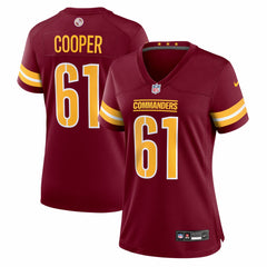 Tyler Cooper Washington Commanders Women's Team Game Jersey Burgundy | Nike for Sale