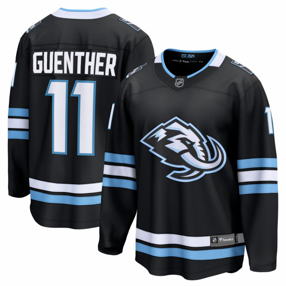Dylan Guenther Utah Mammoth Fanatics Home Breakaway Player Jersey - Black - NHL