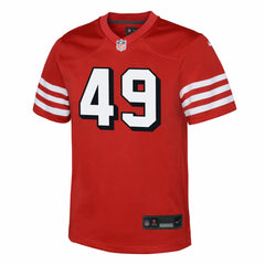 The Faithful San Francisco 49ers Youth Alternate 2 Game Jersey Scarlet | Nike for Sale
