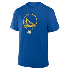 Stephen Curry Golden State Warriors In The Paint Name & Number T-Shirt Royal - NBA