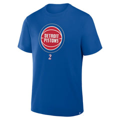 Cade Cunningham Detroit Pistons In The Paint Name & Number T-Shirt Blue - NBA