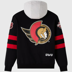 Ottawa Senators OVO x NHL Fleece Hoodie - Black - NHL