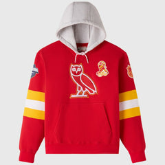 Calgary Flames OVO x NHL Fleece Hoodie - Red - NHL