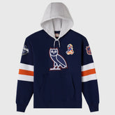 Edmonton Oilers OVO x NHL Fleece Hoodie - Navy - NHL