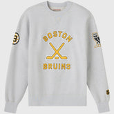 Boston Bruins OVO x NHL Fleece Sweatshirt - Heather Gray - NHL