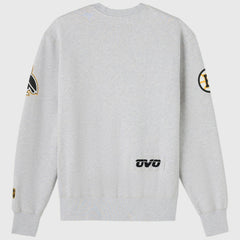 Boston Bruins OVO x NHL Fleece Sweatshirt - Heather Gray - NHL