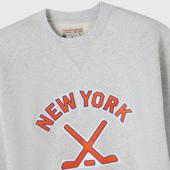 New York Islanders OVO x NHL Fleece Sweatshirt - Heather Gray - NHL
