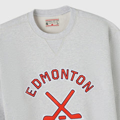 Edmonton Oilers OVO x NHL Fleece Sweatshirt - Heather Gray - NHL