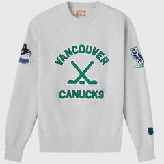 Vancouver Canucks OVO x NHL Fleece Sweatshirt - Heather Gray - NHL