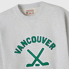 Vancouver Canucks OVO x NHL Fleece Sweatshirt - Heather Gray - NHL