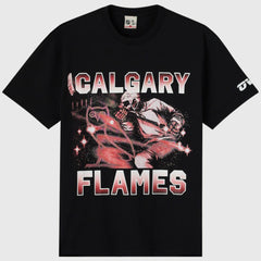 Calgary Flames OVO x NHL Graphic T-Shirt - Black - NHL