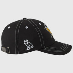 Pittsburgh Penguins OVO x NHL Adjustable Sport Hat - Black - NHL