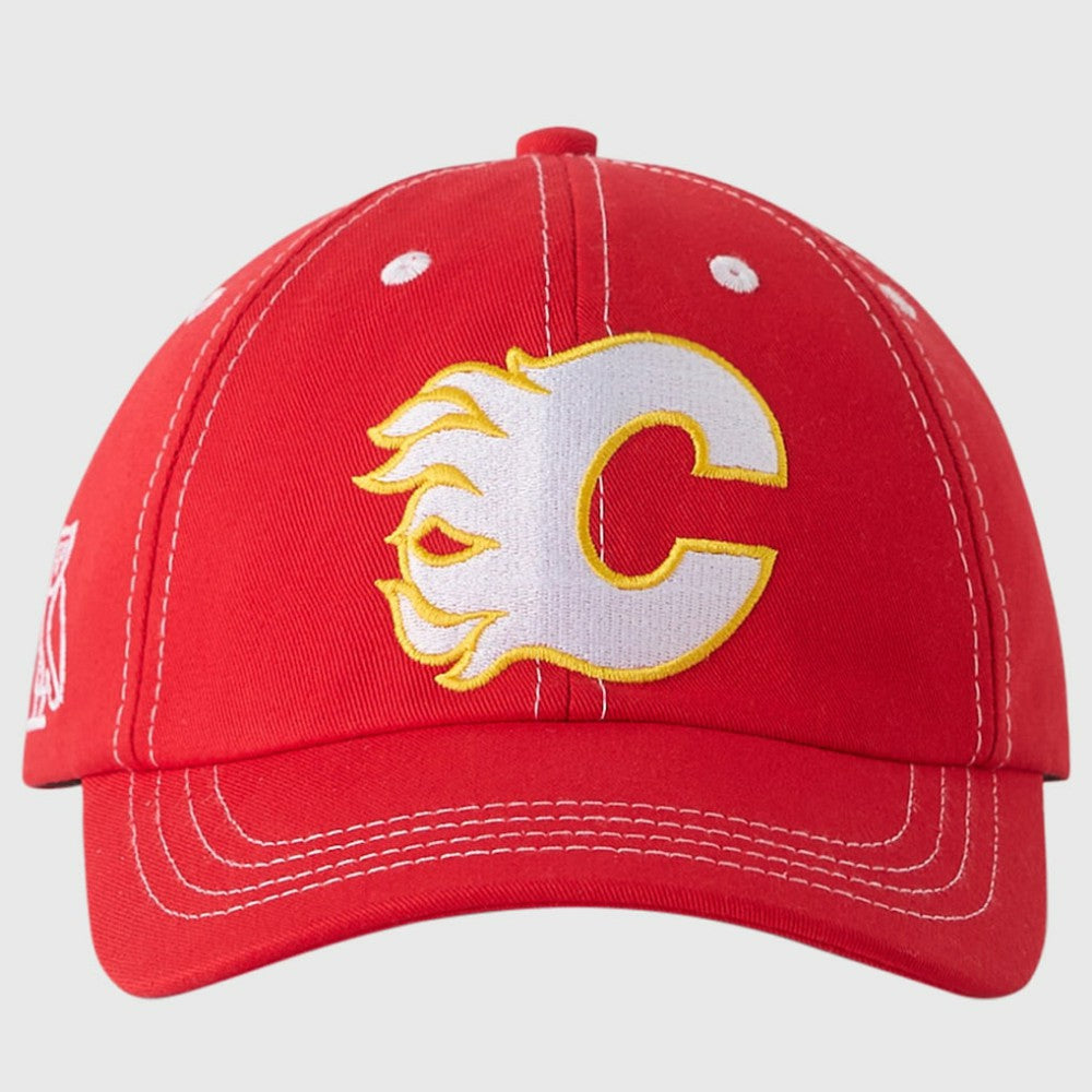 Calgary Flames OVO x NHL Adjustable Sport Hat - Red - NHL
