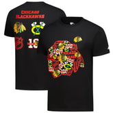 Chicago Blackhawks Starter Logo Collage T-Shirt - Black - NHL
