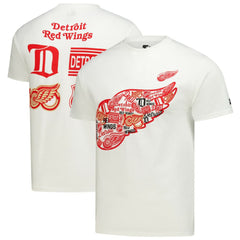 Detroit Red Wings Starter Logo Collage T-Shirt - White - NHL