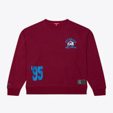 Colorado Avalanche Mitchell & Ness Women's Crewneck Sweatshirt - Maroon - NHL
