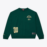 Minnesota Wild Mitchell & Ness Women's Crewneck Sweatshirt - Green - NHL