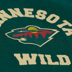 Minnesota Wild Mitchell & Ness Women's Crewneck Sweatshirt - Green - NHL