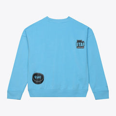 Utah Mammoth Mitchell & Ness Women's Crewneck Sweatshirt - Blue - NHL