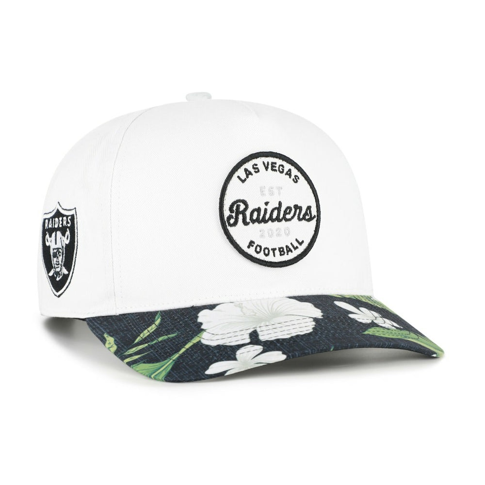 Las Vegas Raiders '47 Beach Side Hitch Adjustable Hat White/Black | 47 brand