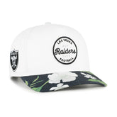 Las Vegas Raiders '47 Beach Side Hitch Adjustable Hat White/Black | 47 brand