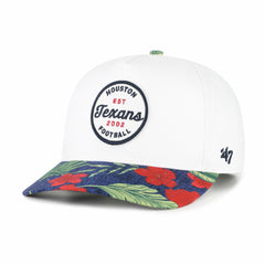 Houston Texans '47 Beach Side Hitch Adjustable Hat White/Navy | 47 brand