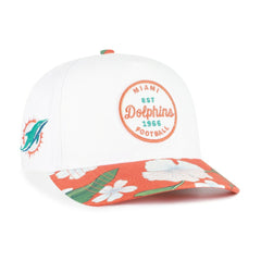 Miami Dolphins '47 Beach Side Hitch Adjustable Hat White/Orange | 47 brand