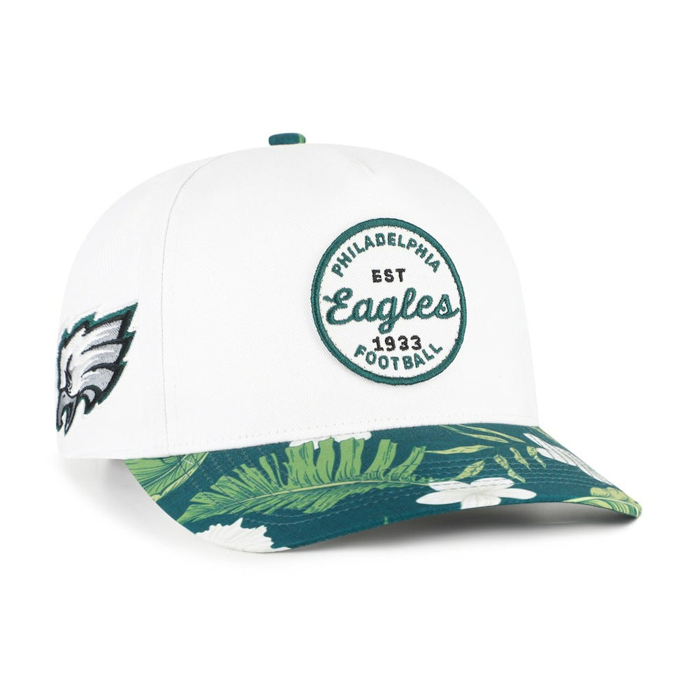 Philadelphia Eagles '47 Beach Side Hitch Adjustable Hat White/Midnight Green | 47 brand
