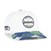 Seattle Seahawks '47 Beach Side Hitch Adjustable Hat White/College Navy | 47 brand
